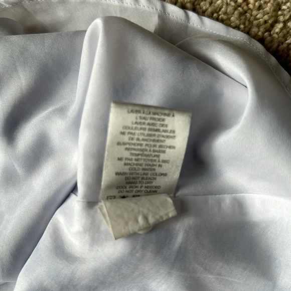 Fleur Bleue dress - flowy white with blue and pink design size 0 - Picture 11 of 12